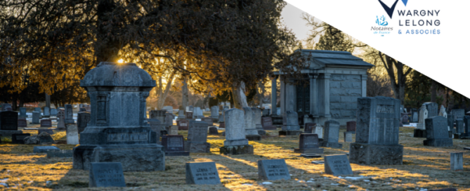Inhumation, incinération, caveaux, transmission familiale … Tout savoir sur ce qui se passe après votre mort