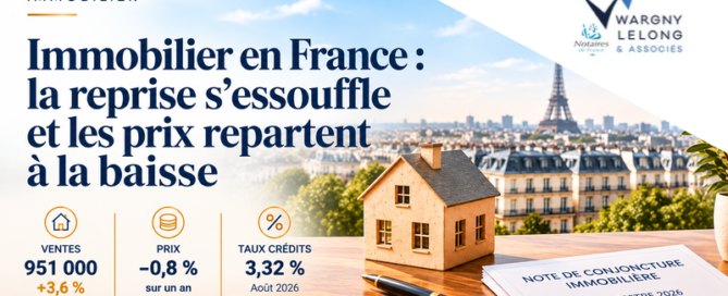 Immobilier en France : la reprise s'essouffle et les prix repartent à la baisse
