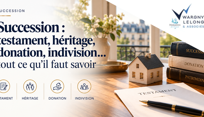 Succession : testament, héritage, donation, indivision… tout ce qu'il faut savoir