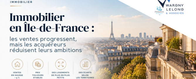 Immobilier en Île-de-France : les ventes progressent, mais les acquéreurs réduisent leurs ambitions