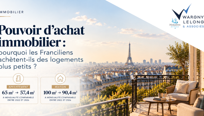 Pouvoir d'achat immobilier : pourquoi les Franciliens achètent-ils des logements plus petits ?
